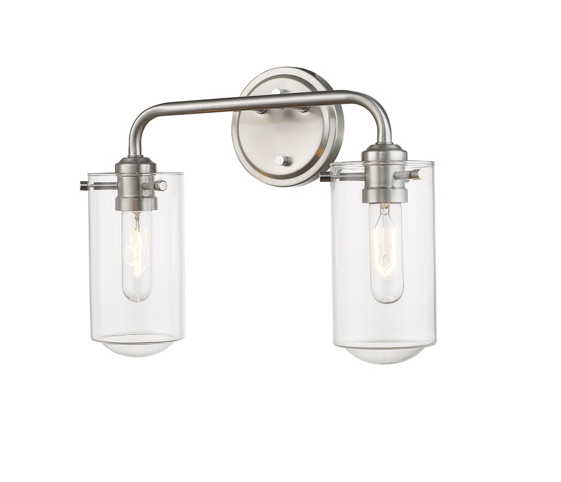 Vanity Z-Lite 471-2V-BN Brushed Nickel Delaney 2 Light Vanity Z-Lite