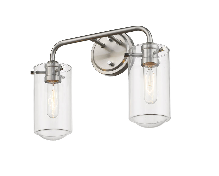 Vanity Z-Lite 471-2V-BN Brushed Nickel Delaney 2 Light Vanity Z-Lite
