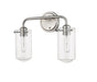 Vanity Z-Lite 471-2V-BN Brushed Nickel Delaney 2 Light Vanity Z-Lite