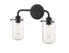 Vanity Z-Lite 471-2V-MB Matte Black Delaney 2 Light Vanity Z-Lite