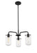 Chandelier Z-Lite 471-3MB Matte Black Delaney 3 Light Chandelier Z-Lite