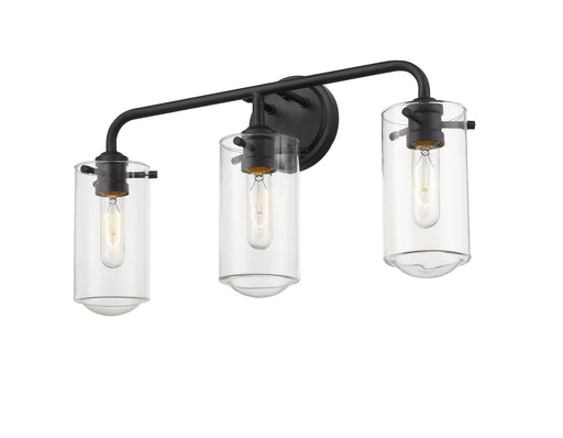 Vanity Z-Lite 471-3V-MB Matte Black Delaney 3 Light Vanity Z-Lite