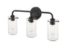 Vanity Z-Lite 471-3V-MB Matte Black Delaney 3 Light Vanity Z-Lite