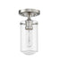 Flush Mount Z-Lite 471F1-BN Brushed Nickel Delaney 1 Light Flush Mount Z-Lite