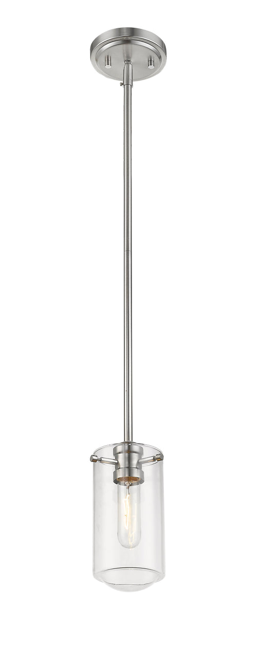 Pendant Z-Lite 471MP-BN Brushed Nickel Delaney 1 Light Pendant Z-Lite