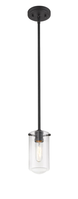 Pendant Z-Lite 471MP-MB Matte Black Delaney 1 Light Pendant Z-Lite
