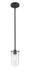 Pendant Z-Lite 471MP-MB Matte Black Delaney 1 Light Pendant Z-Lite