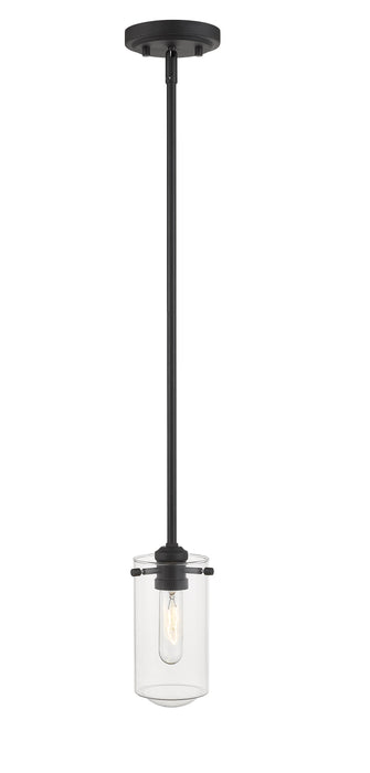 Pendant Z-Lite 471MP-MB Matte Black Delaney 1 Light Pendant Z-Lite