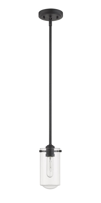 Pendant Z-Lite 471MP-MB Matte Black Delaney 1 Light Pendant Z-Lite