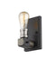 Wall Sconce Z-Lite 472-1S-ABB Ashen Barnboard Kirkland 1 Light Wall Sconce Z-Lite