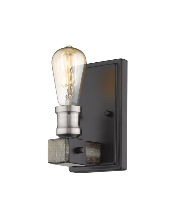 Wall Sconce Z-Lite 472-1S-ABB Ashen Barnboard Kirkland 1 Light Wall Sconce Z-Lite