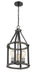 Pendant Z-Lite 472-3P-ABB Ashen Barnboard Kirkland 3 Light Pendant Z-Lite