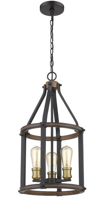 Pendant Z-Lite 472-3P-RM Rustic Mahogany Kirkland 3 Light Pendant Z-Lite