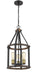 Pendant Z-Lite 472-3P-RM Rustic Mahogany Kirkland 3 Light Pendant Z-Lite