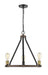 Chandelier Z-Lite 472-3RM Rustic Mahogany Kirkland 3 Light Chandelier Z-Lite