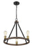 Chandelier Z-Lite 472-3RM Rustic Mahogany Kirkland 3 Light Chandelier Z-Lite