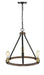 Chandelier Z-Lite 472-3RM Rustic Mahogany Kirkland 3 Light Chandelier Z-Lite
