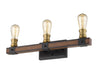 Vanity Z-Lite 472-3V-RM Rustic Mahogany Kirkland 3 Light Vanity Z-Lite