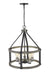 Chandelier Z-Lite 472-5D-ABB Ashen Barnboard Kirkland 5 Light Chandelier Z-Lite