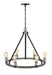 Chandelier Z-Lite 472-6ABB Ashen Barnboard Kirkland 6 Light Chandelier Z-Lite