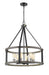 Chandelier Z-Lite 472-6D-ABB Ashen Barnboard Kirkland 6 Light Chandelier Z-Lite