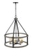 Chandelier Z-Lite 472-6D-ABB Ashen Barnboard Kirkland 6 Light Chandelier Z-Lite