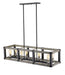 Linear Chandelier Z-Lite 472-8L-ABB Ashen Barnboard Kirkland 8 Light Linear Chandelier Z-Lite