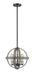 Pendant Z-Lite 472B14-ABB Ashen Barnboard Kirkland 3 Light Pendant Z-Lite