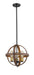 Pendant Z-Lite 472B14-RM Rustic Mahogany Kirkland 3 Light Pendant Z-Lite