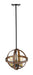 Pendant Z-Lite 472B14-RM Rustic Mahogany Kirkland 3 Light Pendant Z-Lite