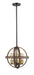 Pendant Z-Lite 472B14-RM Rustic Mahogany Kirkland 3 Light Pendant Z-Lite