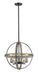 Chandelier Z-Lite 472B20-ABB Ashen Barnboard Kirkland 5 Light Chandelier Z-Lite