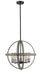 Chandelier Z-Lite 472B20-ABB Ashen Barnboard Kirkland 5 Light Chandelier Z-Lite