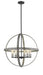 Chandelier Z-Lite 472B26-ABB Ashen Barnboard Kirkland 6 Light Chandelier Z-Lite