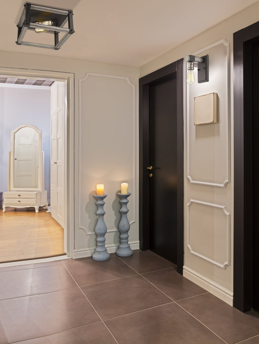 Flush Mount Z-Lite 472F2S-ABB Ashen Barnboard Kirkland 2 Light Flush Mount Z-Lite