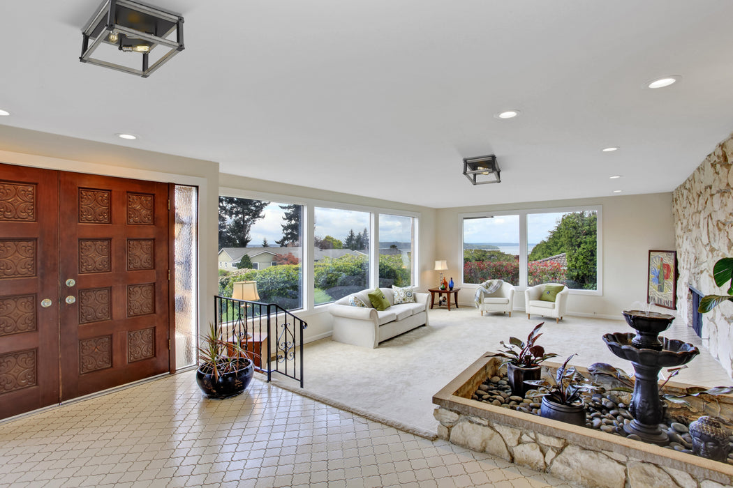 Flush Mount Z-Lite 472F3S-ABB Ashen Barnboard Kirkland 3 Light Flush Mount Z-Lite