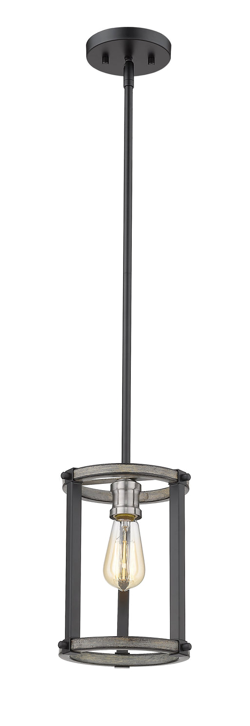 Pendant Z-Lite 472MPR-ABB Ashen Barnboard Kirkland 1 Light Pendant Z-Lite