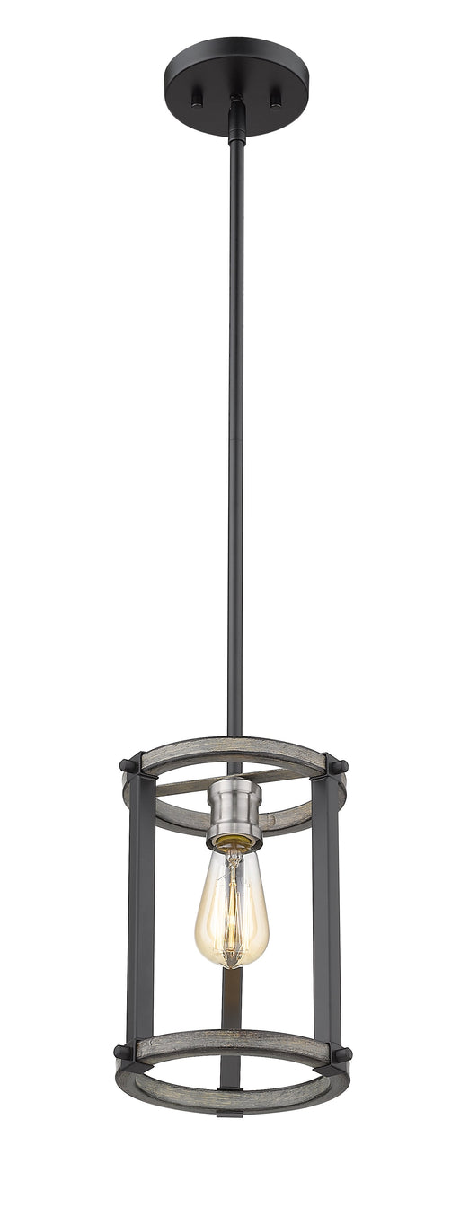 Pendant Z-Lite 472MPR-ABB Ashen Barnboard Kirkland 1 Light Pendant Z-Lite