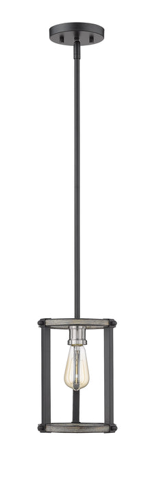 Pendant Z-Lite 472MPR-ABB Ashen Barnboard Kirkland 1 Light Pendant Z-Lite