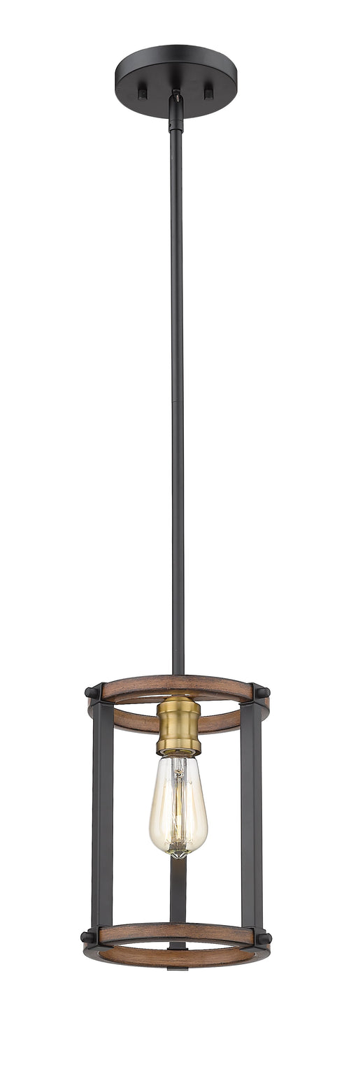 Pendant Z-Lite 472MPR-RM Rustic Mahogany Kirkland 1 Light Pendant Z-Lite