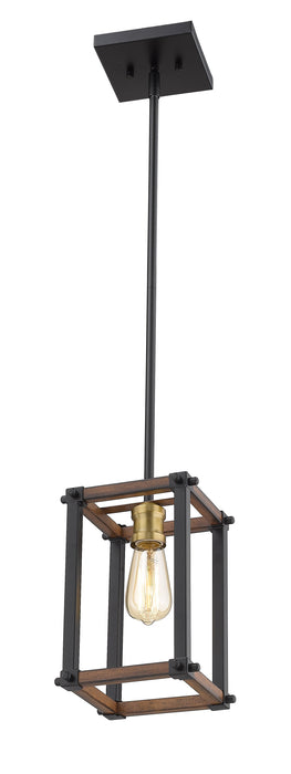 Pendant Z-Lite 472MPS-RM Rustic Mahogany Kirkland 1 Light Pendant Z-Lite