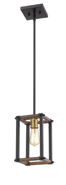 Pendant Z-Lite 472MPS-RM Rustic Mahogany Kirkland 1 Light Pendant Z-Lite
