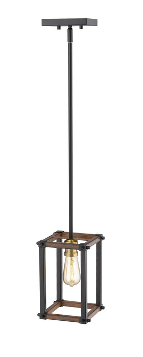 Pendant Z-Lite 472MPS-RM Rustic Mahogany Kirkland 1 Light Pendant Z-Lite