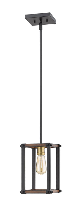 Pendant Z-Lite 472MPS-RM Rustic Mahogany Kirkland 1 Light Pendant Z-Lite