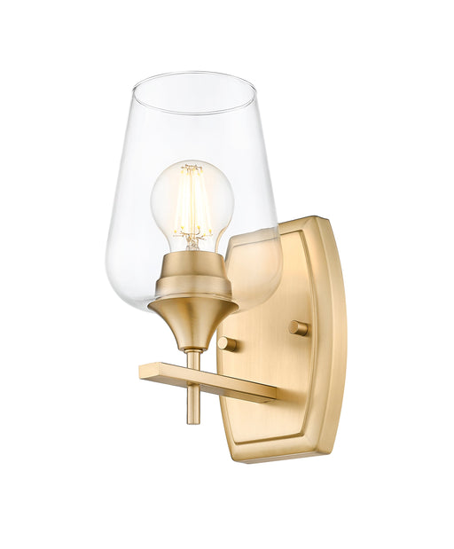 Wall Sconce Z-Lite 473-1S-BBR Burnished Brass Joliet 1 Light Wall Sconce Z-Lite