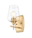 Wall Sconce Z-Lite 473-1S-BBR Burnished Brass Joliet 1 Light Wall Sconce Z-Lite