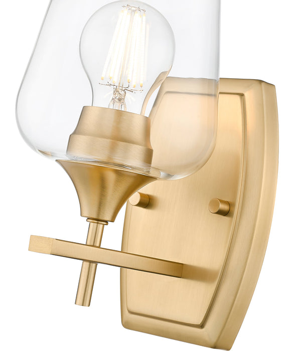 Wall Sconce Z-Lite 473-1S-BBR Burnished Brass Joliet 1 Light Wall Sconce Z-Lite