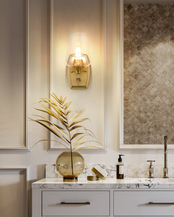 Wall Sconce Z-Lite 473-1S-BBR Burnished Brass Joliet 1 Light Wall Sconce Z-Lite