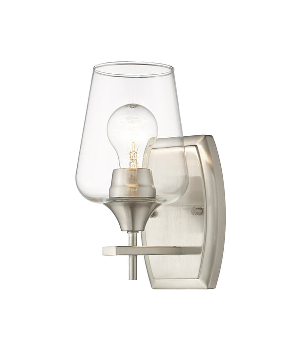 Wall Sconce Z-Lite 473-1S-BN Brushed Nickel Joliet 1 Light Wall Sconce Z-Lite