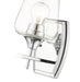 Wall Sconce Z-Lite 473-1S-CH Chrome Joliet 1 Light Wall Sconce Z-Lite